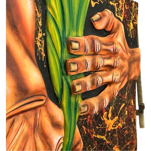 Two Stunning Vintage 3D Terracotta Artworks by Oswaldo Guayasamin, Ecuador - Picture 6 of 15